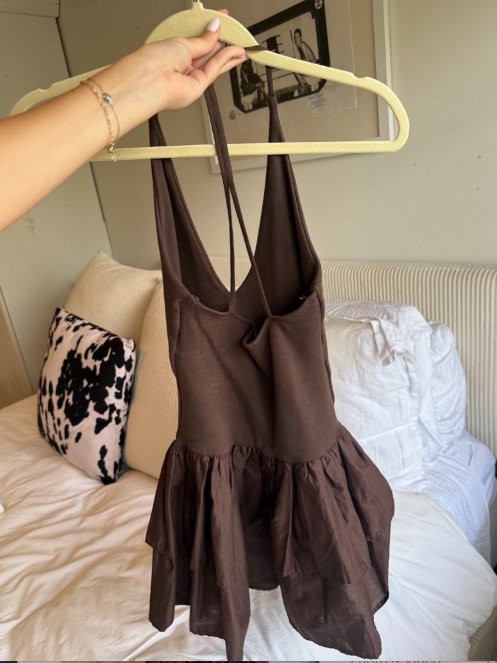 Zara Brown Ruffle - Picture 3 of 3